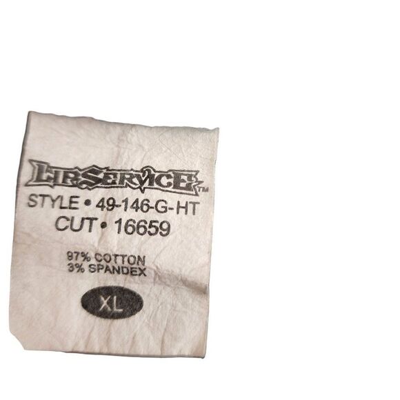 Vintage 90s Snap Front Shirt Mens Size XL Black Goth Punk Mesh Back - Picture 8 of 9